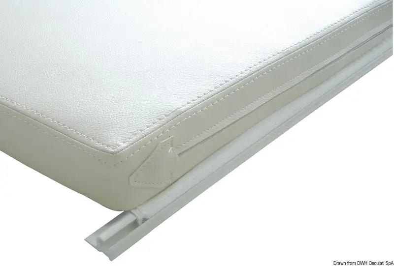 Canalina in PVC Bianco 4 m per Cuscinerie Ultime Pezzi