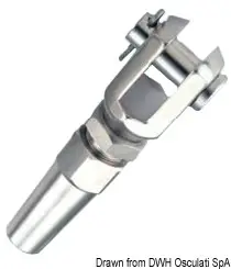 Terminale a Forcella in Acciaio Inox Ø 5 mm Di Tendenza