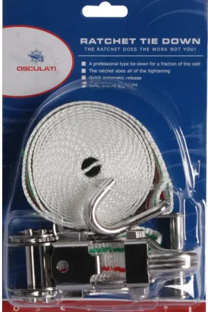 Cinghia in Poliestere Colorato ad Alta Resistenza 25 mm x 250 cm Reso Gratuito