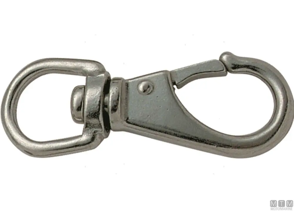 Moschettone girevole d13mm inox Professionale