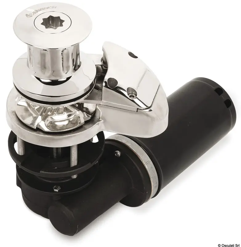 Verricello inox verticale CL-S 700W 12V - C. 6mm - Solo Oggi