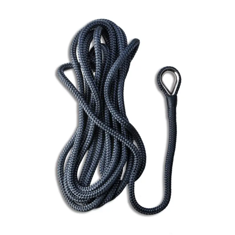 Cima di Ormeggio Impiombata ad Alta Tenacità Doppia Treccia Ø16 x 11 Metri Blu Compra Adesso
