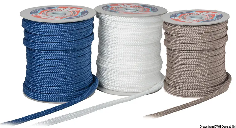 Offerta Lampo Treccia/piattina in Polipropilene a 32 fusi Bianca 18 mm x 50 m