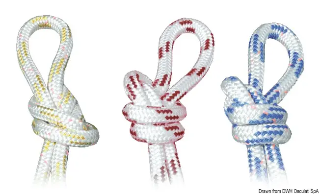 Doppia treccia per scotte Dyneema Rossa mm 2 Offerta Lampo