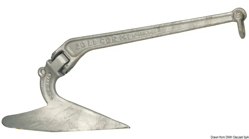 Ancora Lewmar CQR in Acciaio Galvanizzato 7 kg Economico