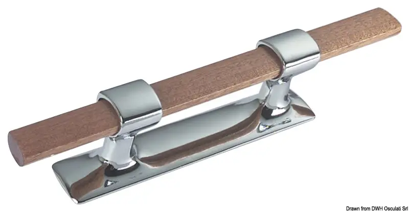 Prezzo Di Fabbrica Bitta Norvegese in Ottone e Legno mm 210