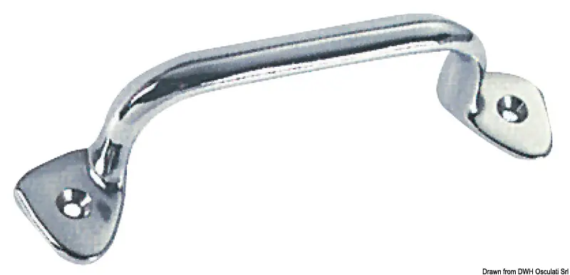 Maniglia di Poppa tipo Classico in Ottone 165x35x45 mm Esclusivo