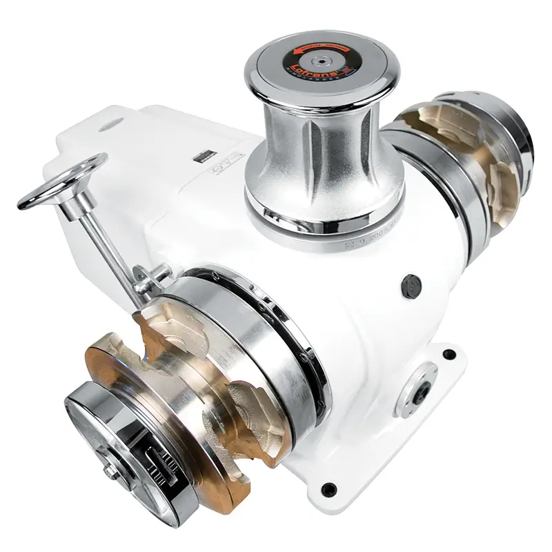 Salpa Ancora Lofrans Super Ercole Orizzontale in Alluminio Bianco Tipo B Barbotin e Campana Idraulico 11 cc 16mm Quantità Limitata