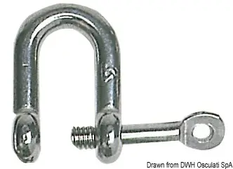 Grillo a U in Acciaio Inox con Asse Imperdibile 4 mm Spedizione Espresso