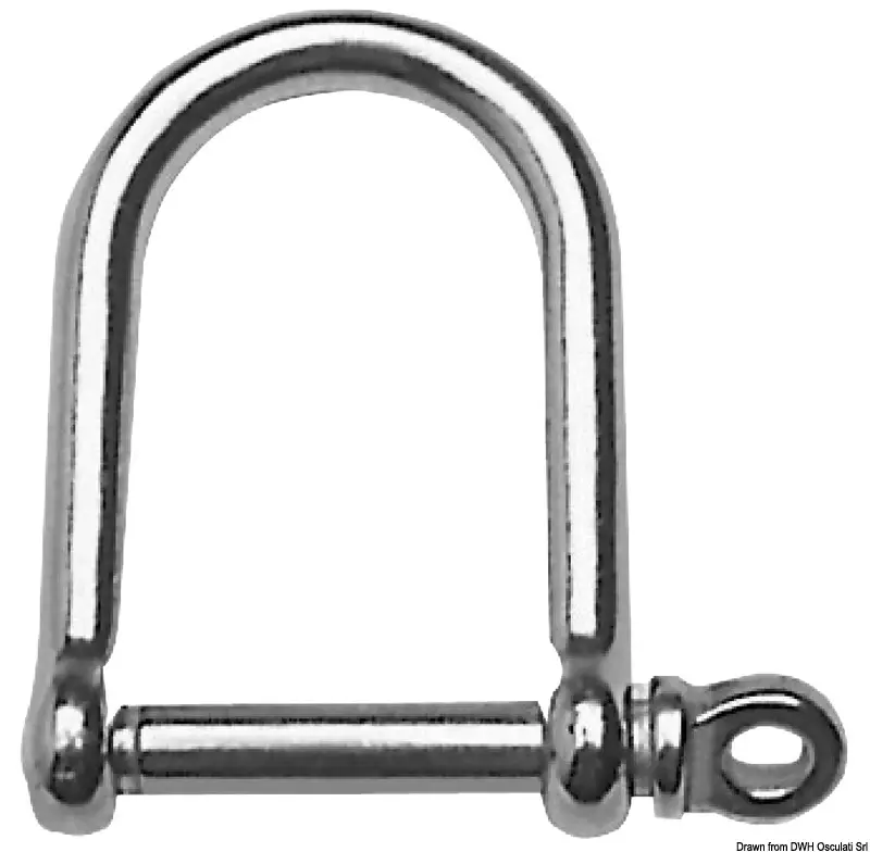 Ultimissimo Modello Grillo a D Larga in Acciaio Inox mm 5