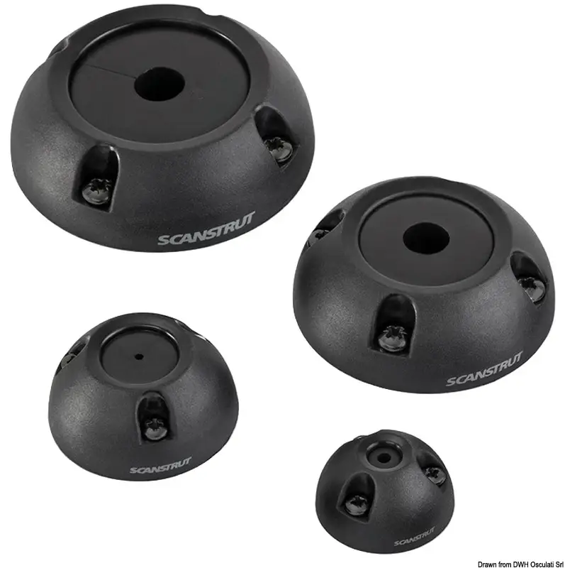 Premistoppa Passacavi Verticale in Plastica Nera Ø 2/8 mm Reso Gratuito