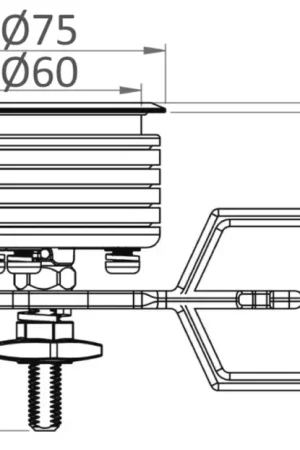 Ultimissimo Modello Kit 2 Alzapaglioli Eclipse LIFT & TURN Medium Versione Inox Lucida con Serratura
