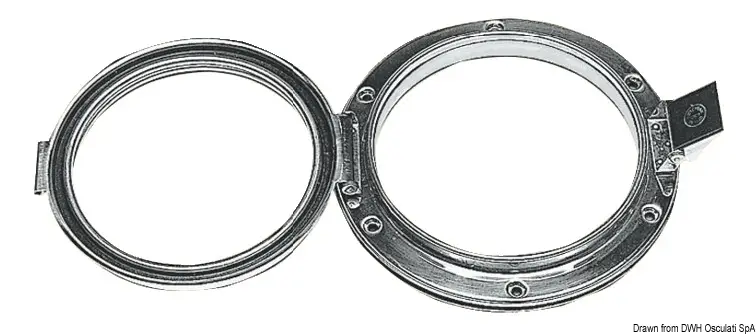 Ultime Pezzi Oblò Vemefa in Acciaio Inox 100 mm