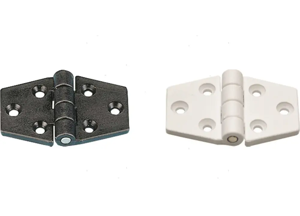 Prezzo Scontato Cerniera biscotto 40x63mm pl nera