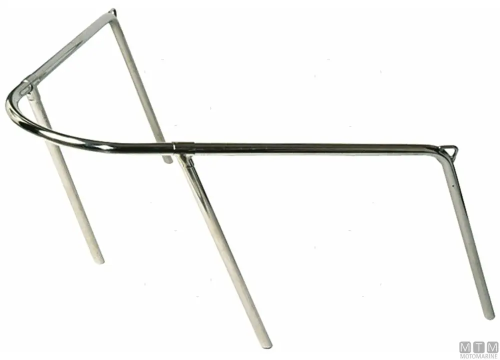 Offerta Lampo Pulpito di prua d22mm h45cm inox
