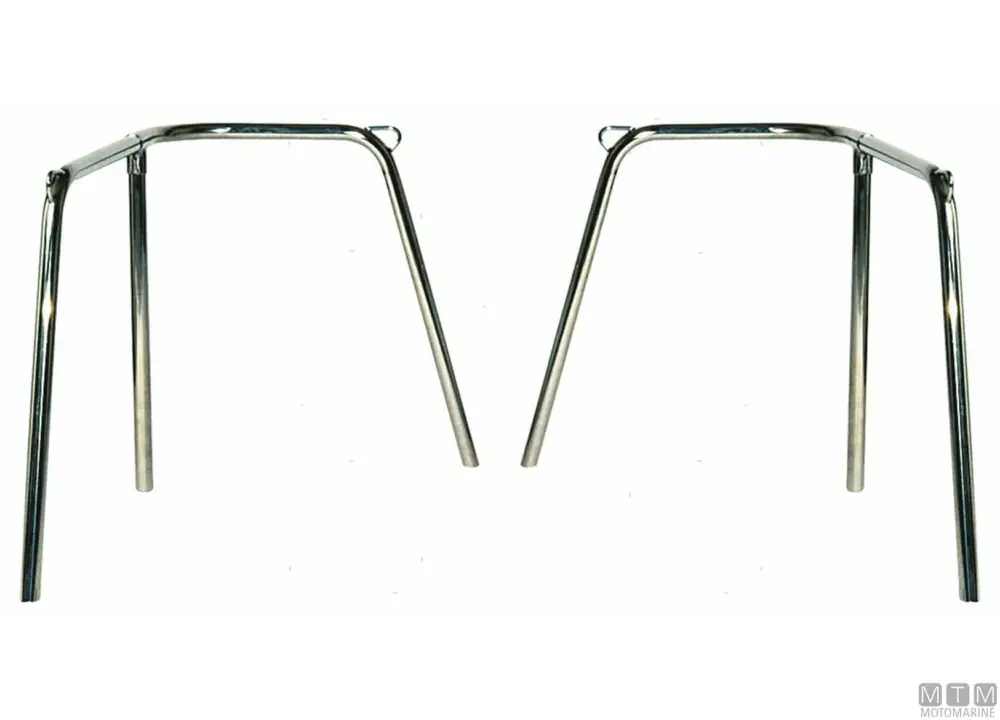 Pulpito di poppa d22mm h45cm inox Ordina Subito