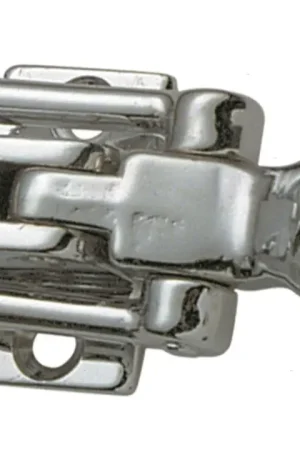 Chiusura Piana a Leva in Ottone Cromato 70x35 mm Promozione Esclusiva