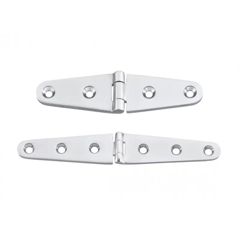 Cerniera in Acciaio Inox Lucidata a Specchio 3 Fori mm.154x36 Prezzo Basso