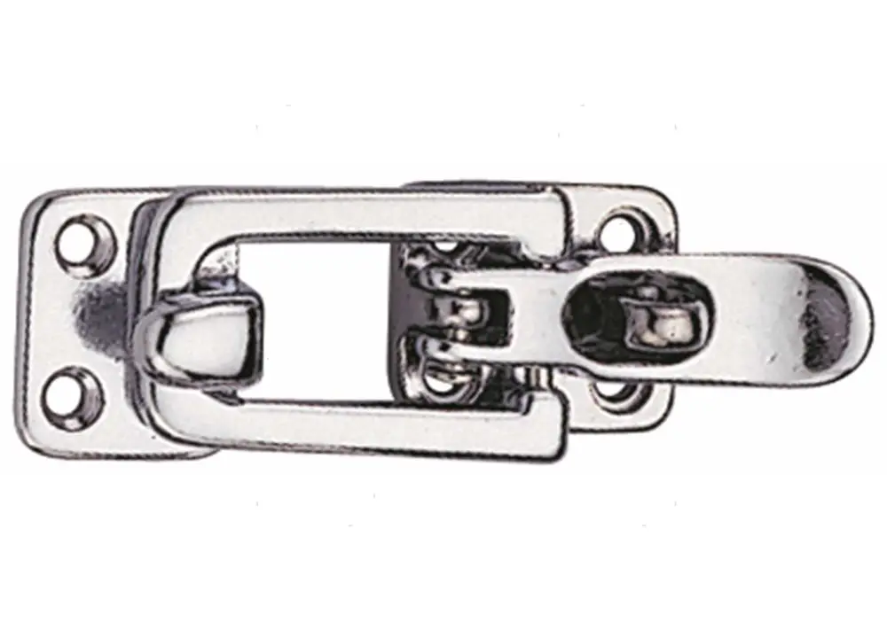 Ultimissimo Modello Chiusura Porta Lucchetto Piana a Leva in Acciaio Inox 100x30 mm