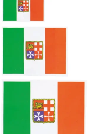 Miglior Prezzo Bandiera adesiva cm.11x16