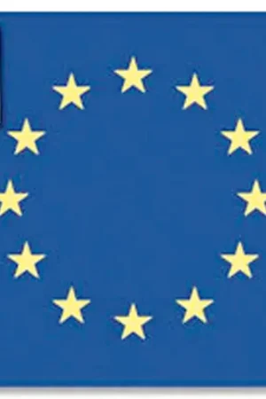 Bandiera europa+italia cm.20x30 Affare