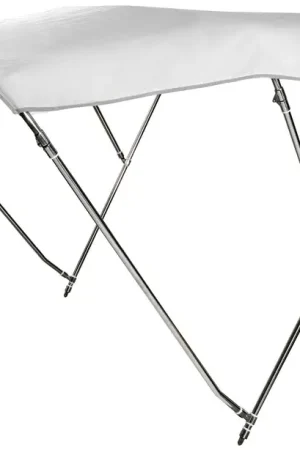 Prezzo Di Fabbrica Tendalino 3 Archi Alto in Acciaio Inox cm 170/180 Bianco