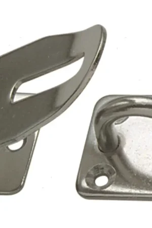 Ultime Pezzi Chiusura Porta Lucchetto a Ribalta in Acciaio Inox 72x34 mm