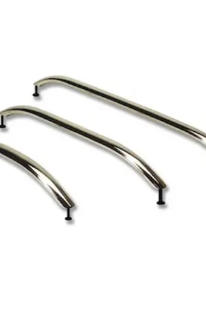 Maniglie in Tubo Ø25mm Ovale con Prigionieri Ø8mm Inox Professionale