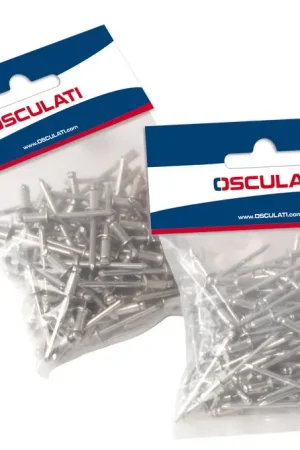 Busta 100 Rivetti inox 4.8 x12 Soddisfatti O Rimborsati
