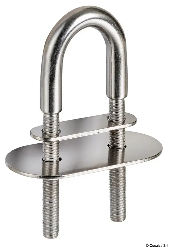 Subito Disponibile Cavallotto inox 105 mm piastrina 78x40 mm