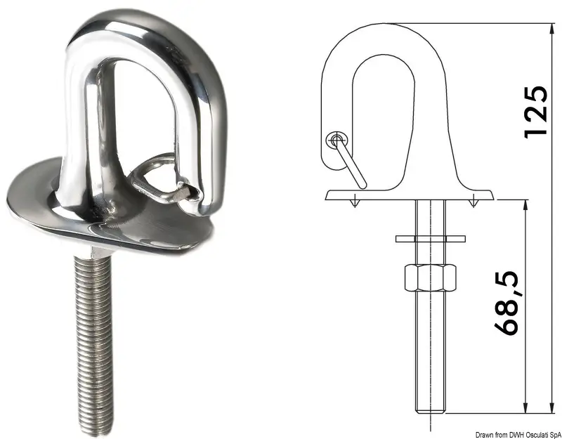 Offerta Gancio sci inox