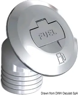 Compra Adesso Tappo Imbarco Inclinato in Ottone con Chiave Fuel 38 mm