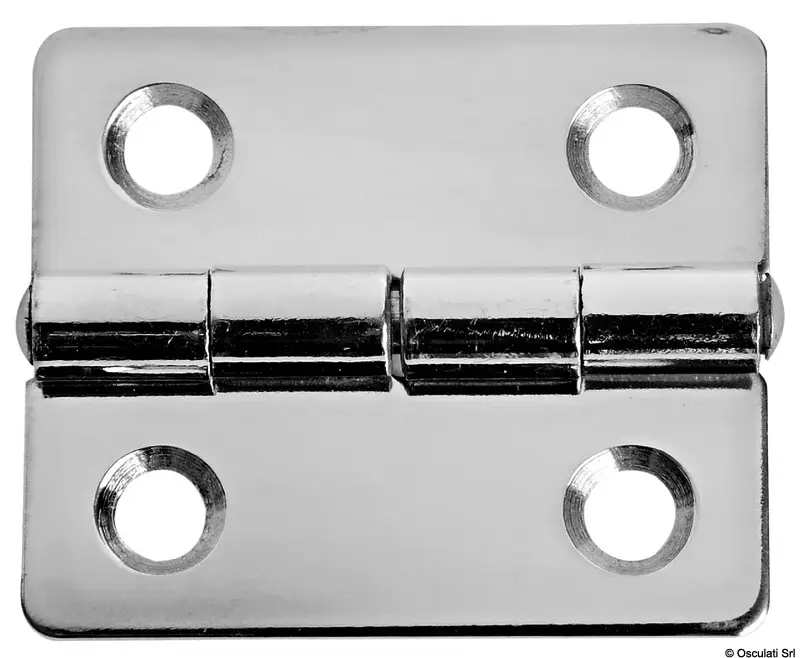 Cerniera Rettangolare 1,3 mm in Acciaio Inox 38x33 mm Affare
