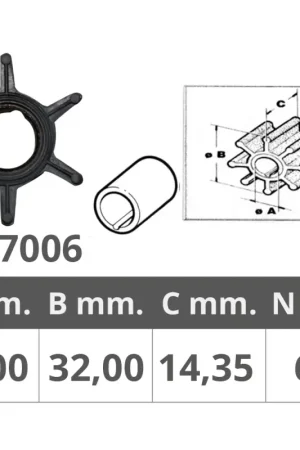 Girante mercury 2t 3,5-3,6-4-5 hp Solo Oggi