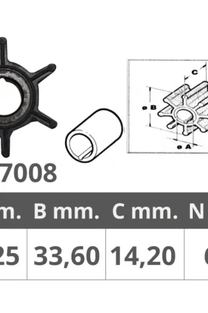 Girante mercury 2t tohatsu 2/4t Offerta Del Giorno