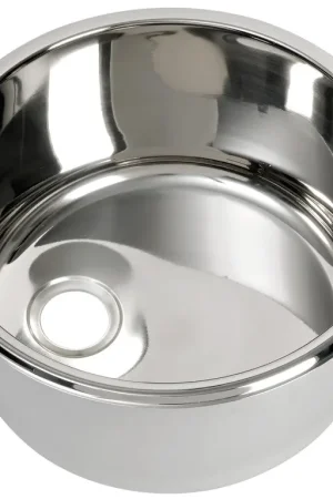 Lavello inox tondo 330 x 180 mm Consegna Rapida