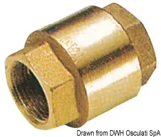 Professionale Valvola ritegno ottone 1/2"
