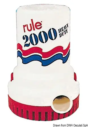 Pompa Rule 2000 12 V 8,4 A Nuovo Arrivo