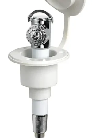 Offerta Del Giorno Doccetta Mizar bianca tubo PVC 2,5 m in piano