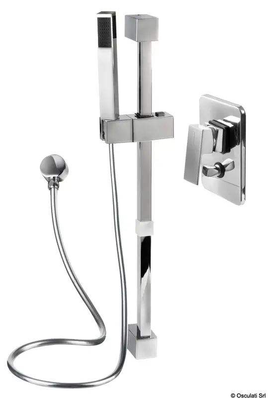 Saliscendi doccia con misc.Square V.2 tubo in PVC Prezzo Basso