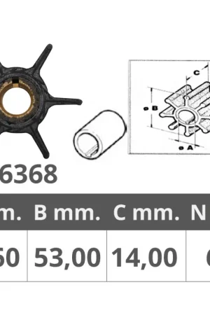 Girante yamaha/selva 4t 6-8 hp Esclusivo