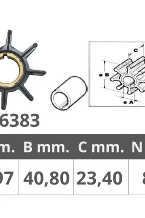 Prezzo Ridotto Girante tohatsu 2/4t 9,9-15-18 hp