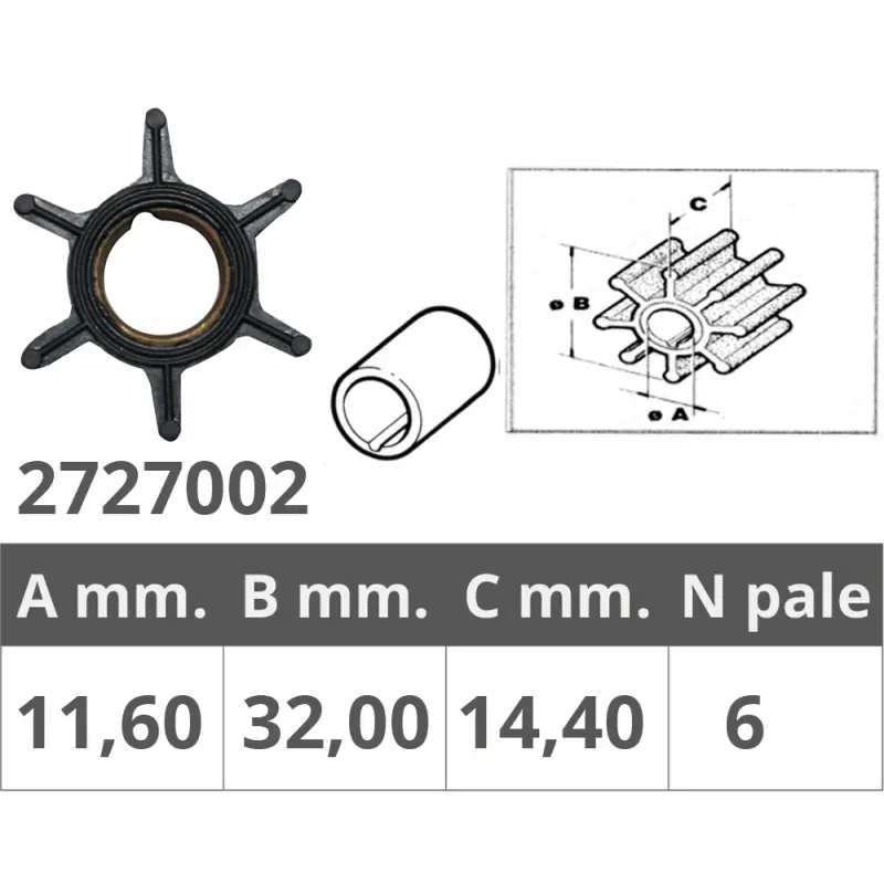Girante mercury 2t da 4 a 9 hp Offerta Limitata