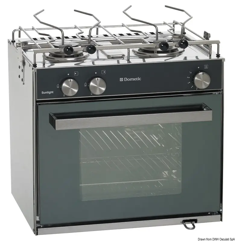 Cucina con forno a gas Smev Sunlight Slim 2 fuochi Più Venduto