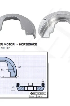 Piastra per Motori Horseshoe OMC 90 HP Miglior Prezzo