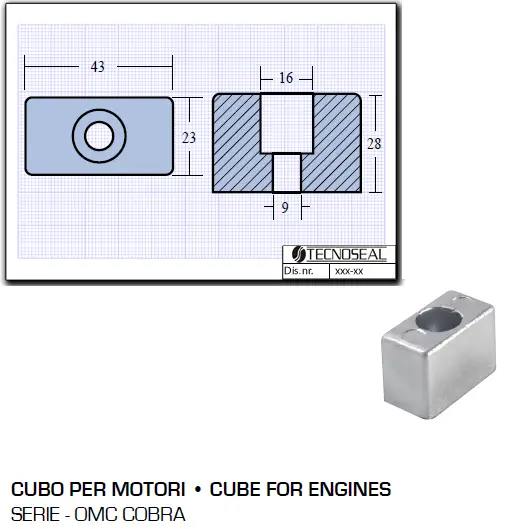 Direttamente Dal Produttore Cubo per Motori OMC Cobra