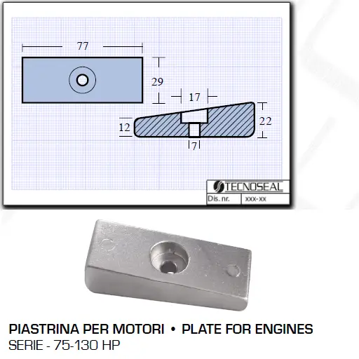 Prezzo Conveniente Piastrina per Motori Honda 75 130 HP
