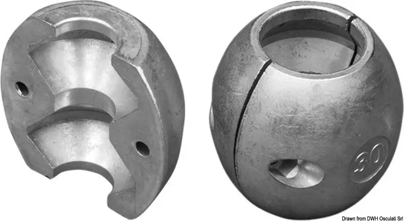 Anodo oliva asse mm 22 (7/8") Più Venduto