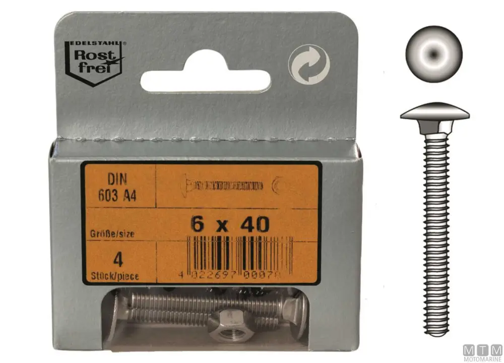 Compra Adesso Viti legno t.fungo din603+d a4 m6x30 4pz