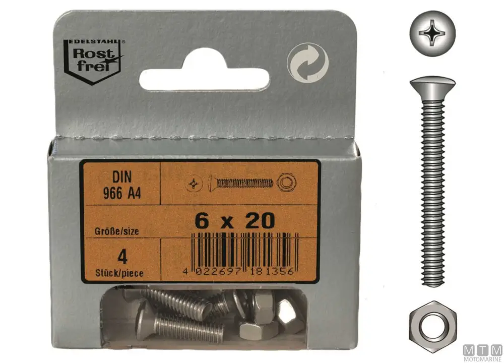 Offerta Del Giorno Viti t.sv/cal. din966+d a4 m6x20 4pz